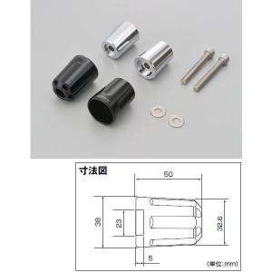 【9月15日出荷】デイトナ ヘビーウエイトバーエンド 純正ハンドル対応（リボルバー） KAWASAKI車 M8タイプ[ブラック] 17270