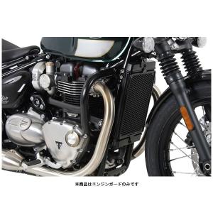 ヘプコ＆ベッカー エンジンガード ブラック  TRIUMPH BONNEVILLE BOBBER('17〜'20)  5017558-0001｜partsboxpm