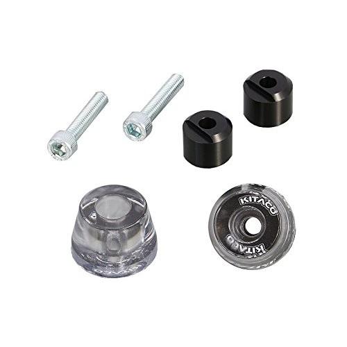 キタコ クリアバーエンドキャップ(BK) 17C50/110 506-1153050