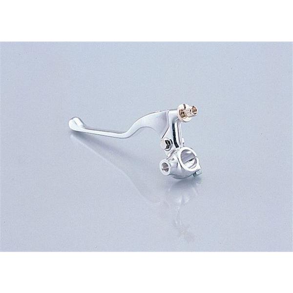 【4月3日出荷】キタコ  Lロングレバー&amp;ホルダSET(MHアリ)SV　525-0701300