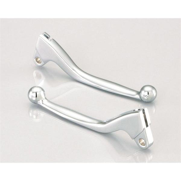 【4月3日出荷】キタコ  パワーレバー(メッキ)エイプ/JAZZ 525-1086110