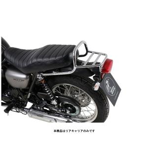 ヘプコ＆ベッカー リアキャリア クローム(トップケース不可)  W800/STREET/CAFE  6582541-0102｜partsboxpm