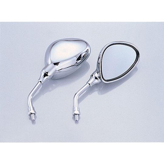 【4月3日出荷】キタコ  スマートミニミラーSET ヤマハ8MM メッキ　675-0800130