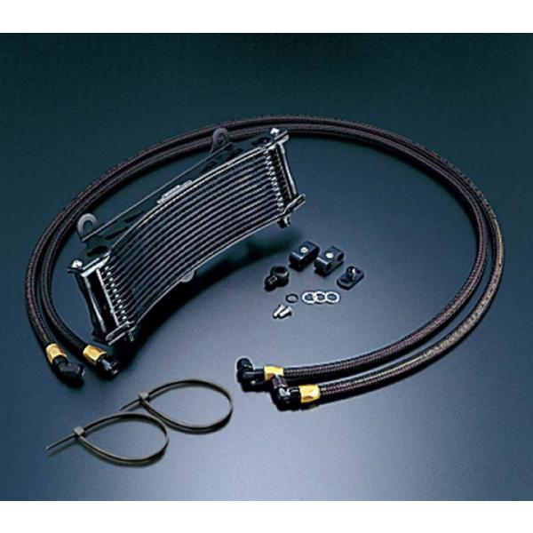 【4月18日入荷予定 受付中】アクティブ ゼファー400/400X オイルクーラー(サイド廻し)ラウ...