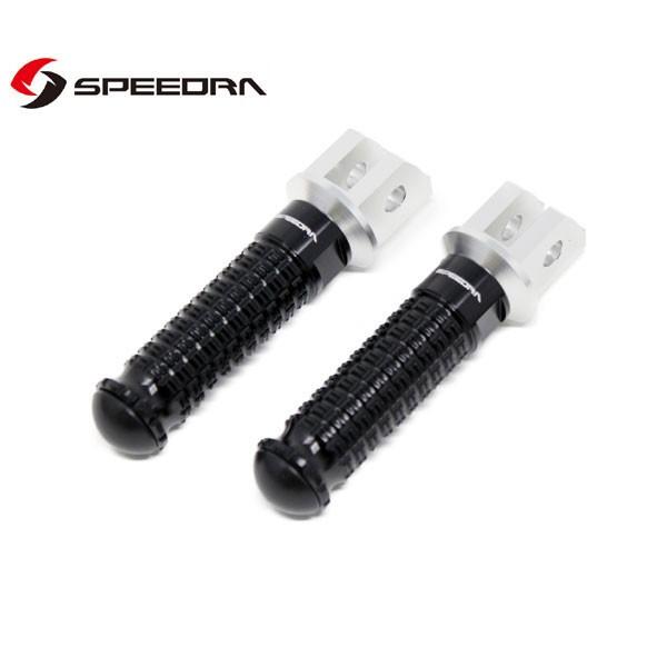 SSK SPEEDRA アルミ削り出しステップ スタンダードタイプ ライダー用(シルバー/ブラック)...