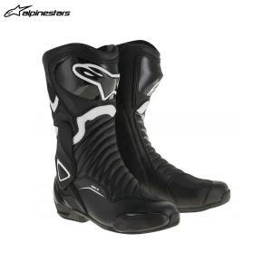 【5月30日出荷】alpinestars アルパインスターズ SMX 6 V2 ブーツ  12 BLACK WHITE[EU42/26.5cm]  ALP8021506617853｜partsboxpm