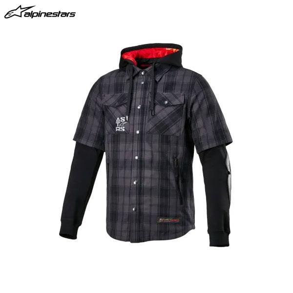 alpinestars MO.ST.EQ TARTAN シャツ 9610 TAR GRAY BK[X...