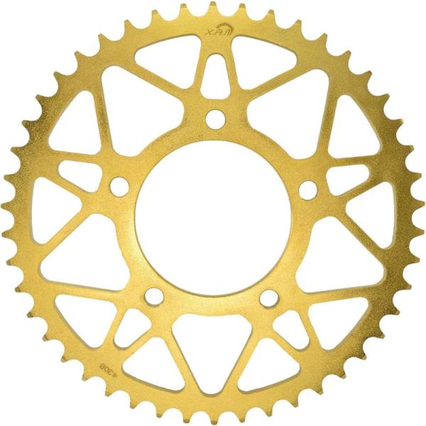 X.A.M  GSR/GSXR/V-STROM250 スプロケット リアスチールゴールド  520-...