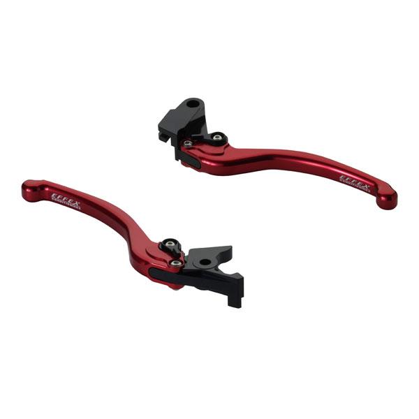 EFFEX (エフェックス) スムースフィットレバー レッド  ZEPHYR750/Ninja650...