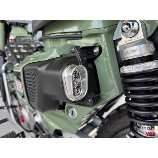 【4月21日出荷】Ｇクラフト CT125(JA55/JA65) エアベントカバー シルバー G326...