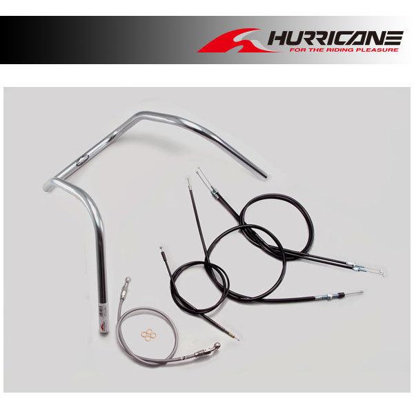 【×欠品中 納期未定】ハリケーン 360シックスベンド ハンドルSET クロームメッキ  FTR22...