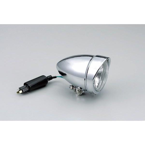 【×欠品中 要納期確認】ハリケーン 4.5マルチスリムヘッドライト クロームメッキ　HA5613