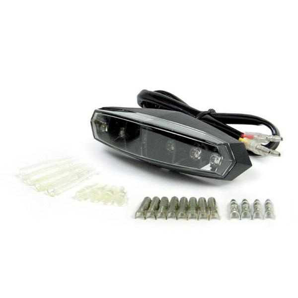 【4月3日出荷】武川  LEDミニテールランプ BK 12Vハンヨウ　05-08-0017