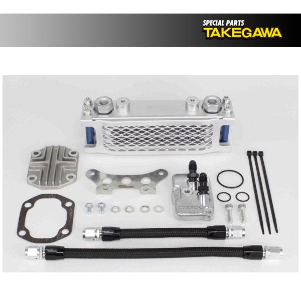 武川 コンパクトクールキット(3フィン4オイルライン/ブレードホース#4)  DAX50/CD50/...