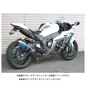 BEET Ninja ZX-10R マフラー NASSERT Evolution Type2 スリップオンマフラー クリアチタン   Ninja ZX-10R('16〜'17) 0222-KD8-50｜partsboxsj