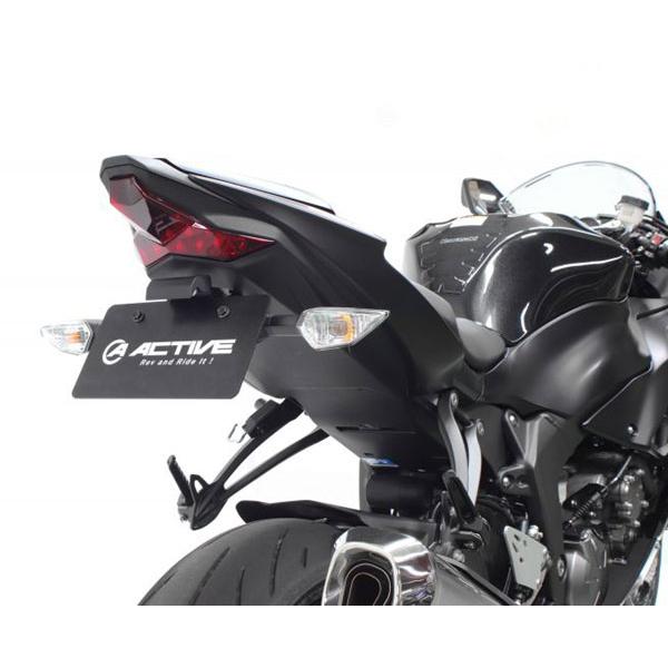 【在庫あり】アクティブ ZX-6R(2019〜2025) フェンダーレスキット ブラック [LEDナ...