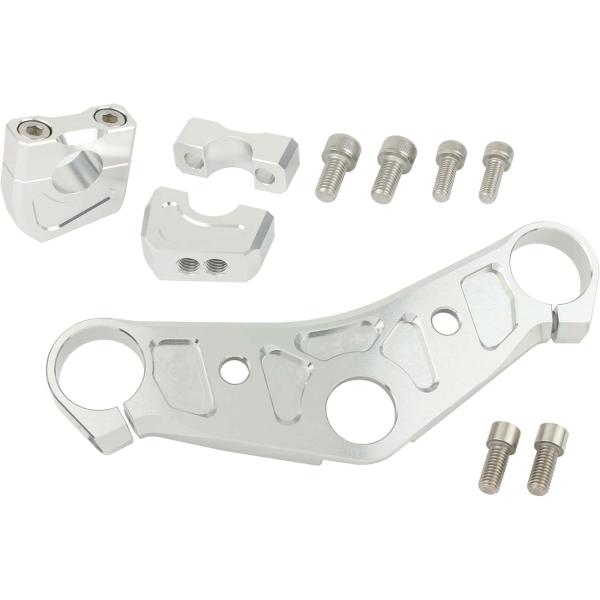 【4月21日出荷】シフトアップ APE50 APE100 ビレットトップブリッジ クランプSET (...