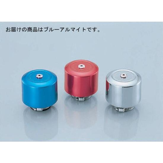 【4月2日出荷】キタコ  Sパワーフィルター 32MMストレート ブルー　515-0500320