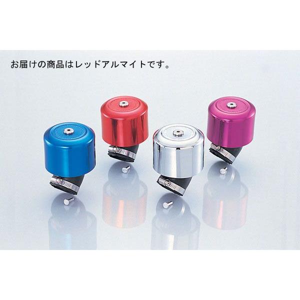 【4月3日出荷】キタコ  Sパワーフィルター 35MM 45゜レッド　515-0700351