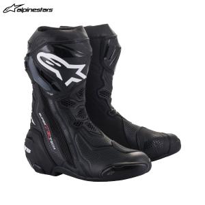 【5月31日出荷】alpinestars アルパインスターズ SUPERTECH-R VENTED ブーツ  10 BLACK[EU43/27.5cm]  ALP8059175376634｜partsboxsj