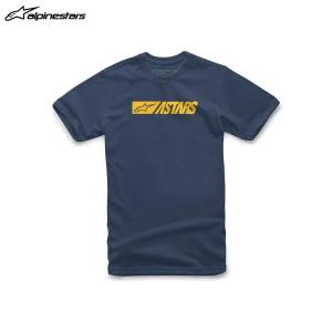 alpinestars アルパインスターズ Tシャツ REBLAZE TEE  7050 NAVY YELLOW[Sサイズ]  ALP8059175949715｜partsboxsj