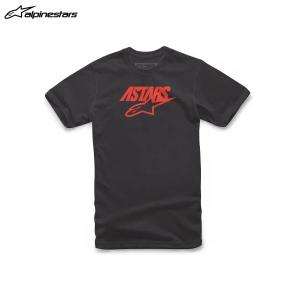 alpinestars アルパインスターズ Tシャツ MIXIT TEE  1089 BLACK FLUO RED[Lサイズ]  ALP8059175949937｜partsboxsj