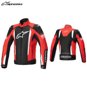 【4月30日出荷】alpinestars アルパインスターズ T-GP X WATERPROOF ジャケット ASIA  1342 BLACK BRIGHT RED WHITE[Lサイズ]  ALP8059347016139｜partsboxsj