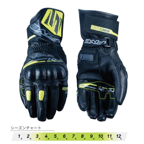 FIVE ファイブ グローブ RFX SPORT BLACK/FLUO YELLOW  [Sサイズ]...