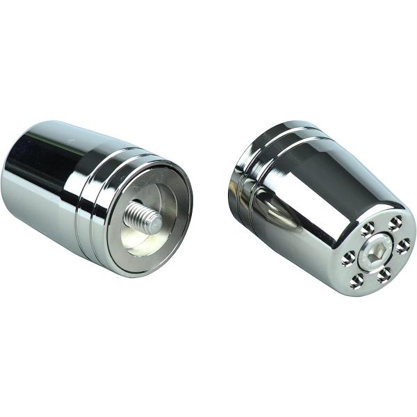 【4月3日出荷】POSH バーエンド メッキ カワサキヨウ M8　031579