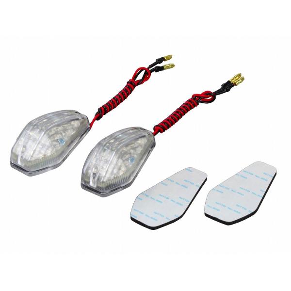 【4月4日出荷】POSH エアロLED ストリームラインクリアーレンズ　097002