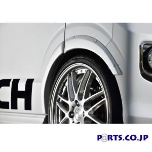 DA17W エブリイワゴン オーバーフェンダーセット : エアロ