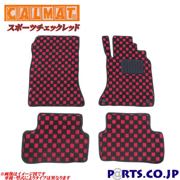 フロアマット 日産 スカイラインＧＴ−Ｒ 10/1-14/8 -スポーツチェック　レッド