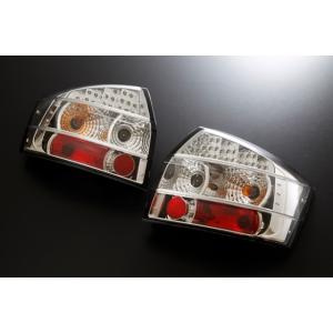 LEDテールランプ クリスタル 01-02 8E アウディ A4 テールライト