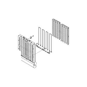 ダイキン DAIKIN 空気清浄機用イオン化線取付板枠組立品 1365399