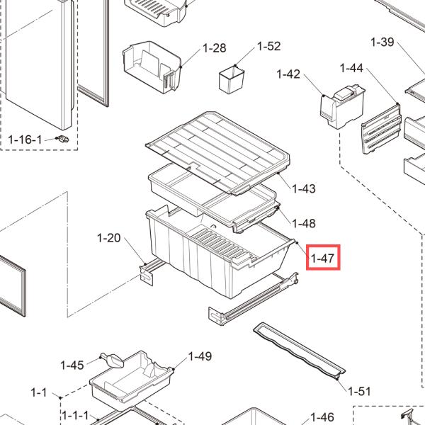 シャープ SHARP 冷蔵庫 野菜ケース 2014281993