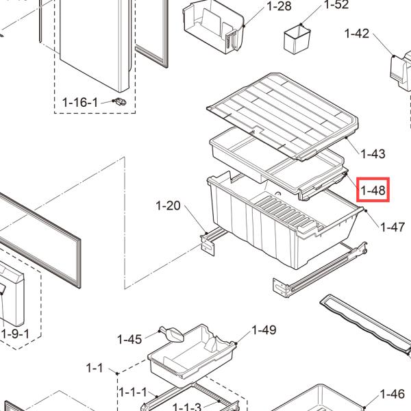 シャープ SHARP 冷蔵庫 小物ケース 2014282067