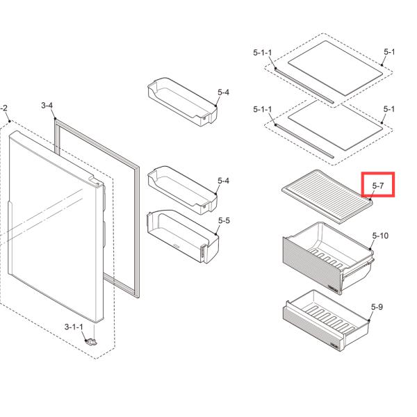 シャープ SHARP 冷蔵庫 冷蔵仕切り棚 2019452605