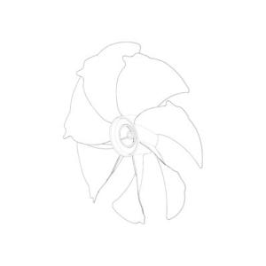 シャープ SHARP 扇風機用羽根 2142770163