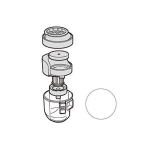 シャープ SHARP 掃除機用ダストカップセット ホワイト系 2171370386