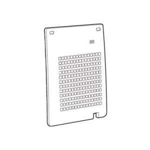 シャープ SHARP 加湿空気清浄機用後ろパネル（ブラック系） 2801580773
