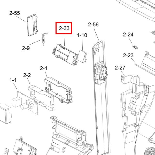 シャープ SHARP 加湿空気清浄機 ユニットホルダー 2802140235