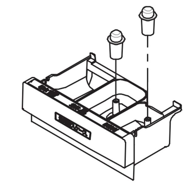 東芝 TOSHIBA 洗濯機 液体洗剤投入ケース 42042872