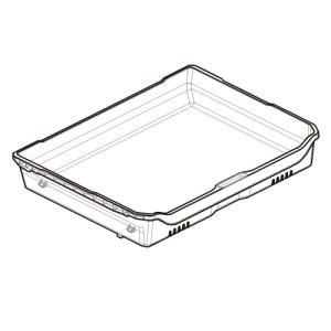 TOSHIBA（東芝） 44071643 冷蔵庫 の 下段冷凍室の スライドケース