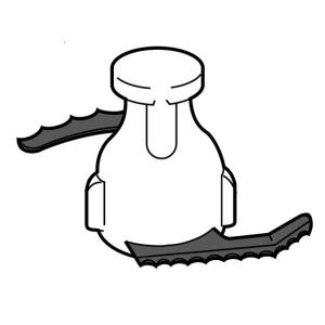 パナソニック Panasonic フードプロセッサー用ナイフカッター AUA20-140-W0