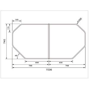 パナソニック Panasonic 風呂ふた 断熱組フタ 1600用 GTD74KN1M（キャンセル・...