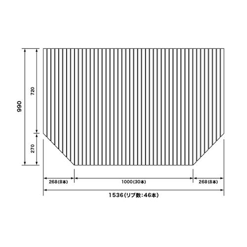 パナソニック Panasonic バスルーム 風呂フタ（短辺990mm×長辺1536mm） GTD7...