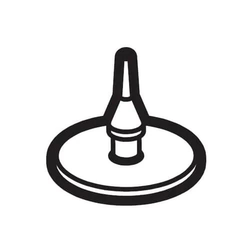 アイリスオーヤマ 炊飯器 KRC-PA50用 蒸気口パッキン小 H991805◆