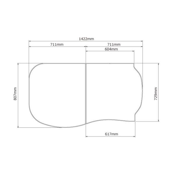 ノーリツ NORITZ バスルーム 風呂フタ FA-SRA1685R-WH/SB KGW KGWSH...