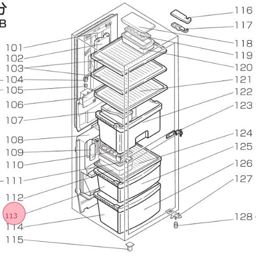 三菱 MITSUBISHI 冷蔵庫 冷凍ケース（小） M20KT0433