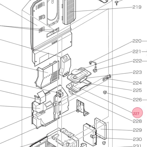 三菱 MITSUBISHI 冷蔵庫 給水タンクセット M20KY6520